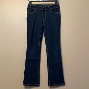Route 66 Dark Wash Bootcut Jeans, Size 14